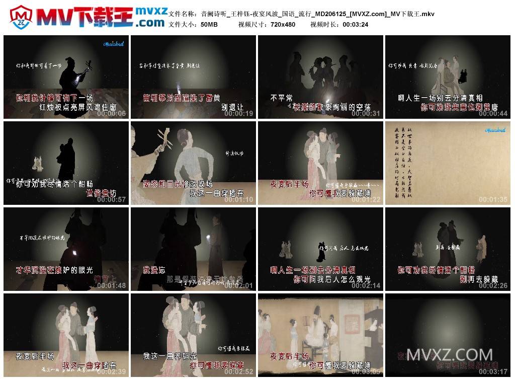 音阙诗听_王梓钰-夜宴风波_国语_流行_MD206125